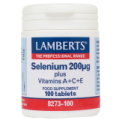 LAMBERTS Selenium 200mg με βιταμίνες A+C+E